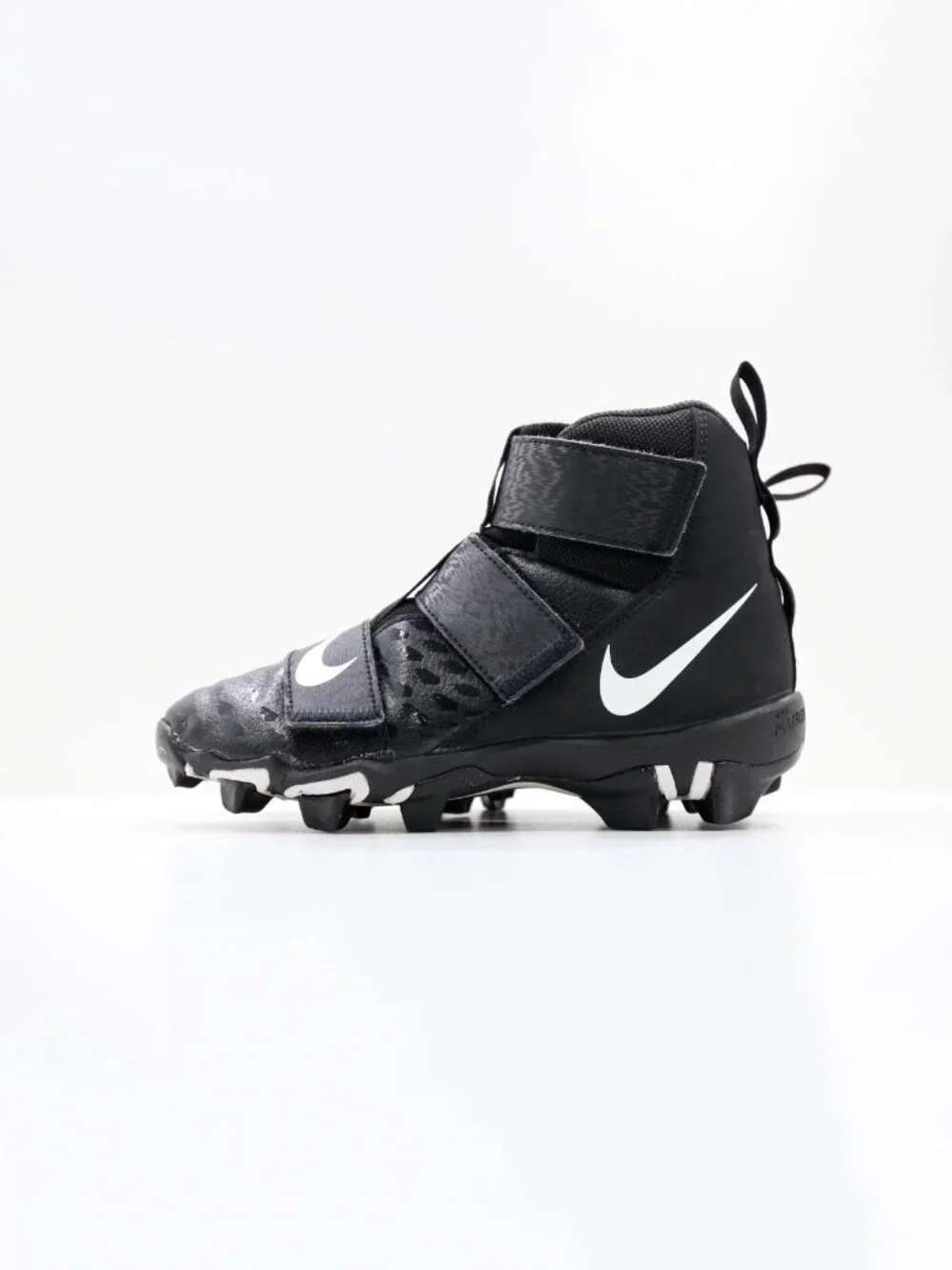 Nike Force Savage 2 Shark Black High Top Football Cleats - Youth 2